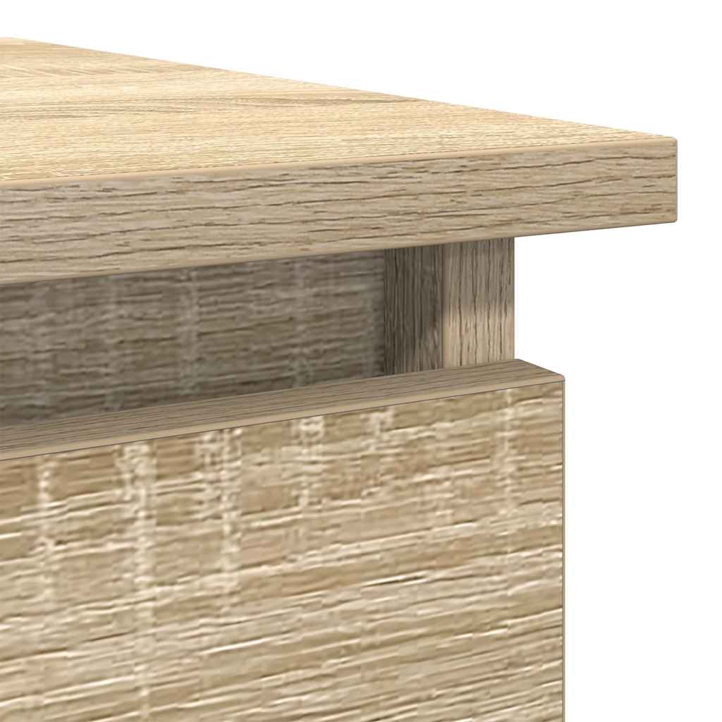 Sonoma Oak Console Table with Drawers - 85.5x38.5x74.5 cm