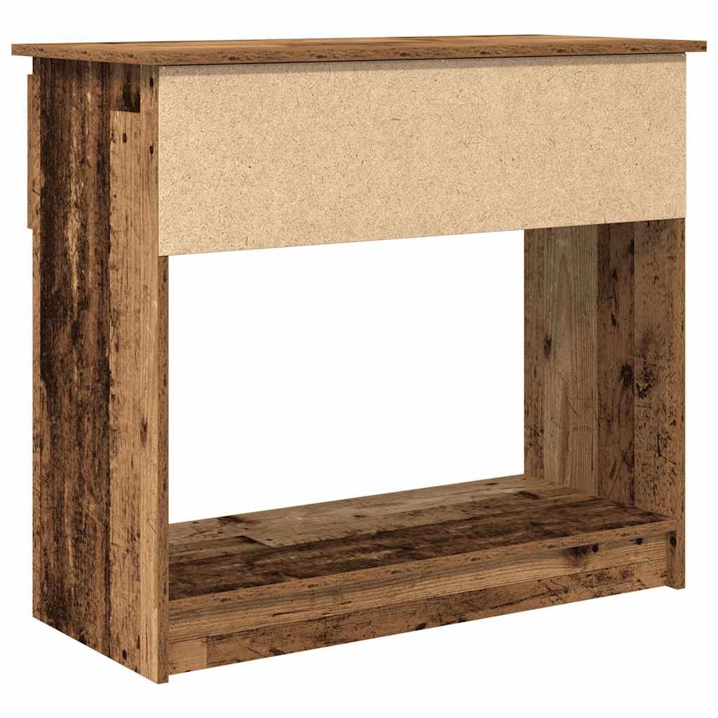 Vintage Wood Console Table with Drawers - 85.5x38.5x74.5 cm