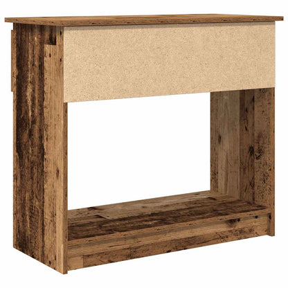 Vintage Wood Console Table with Drawers - 85.5x38.5x74.5 cm