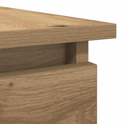 Artisan Oak Console Table with Drawers - 85.5x38.5x74.5 cm