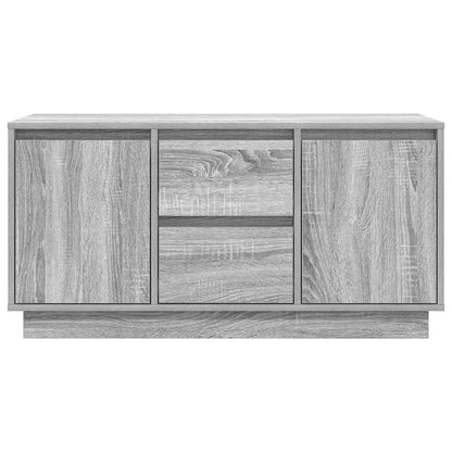 TV Cabinet with LED Lights Grey Sonoma 100x41x50 cm