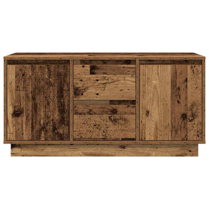 TV Cabinet with LED Lights Old Wood 100x41x50 cm