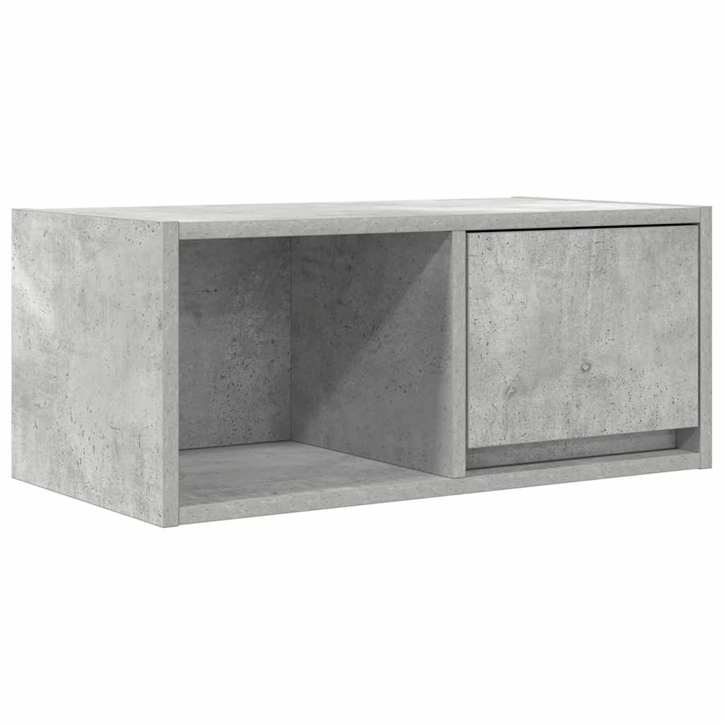TV Cabinet Concrete Grey 60x31x25.5 cm Engineered Wood