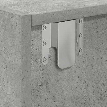 TV Cabinet Concrete Grey 60x31x25.5 cm Engineered Wood