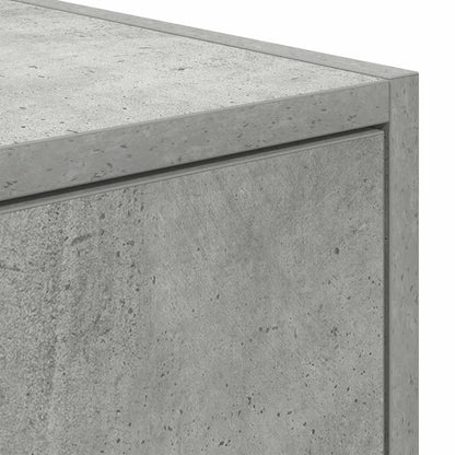 TV Cabinets 2 pcs Concrete Grey 60x31x25.5 cm Engineered Wood