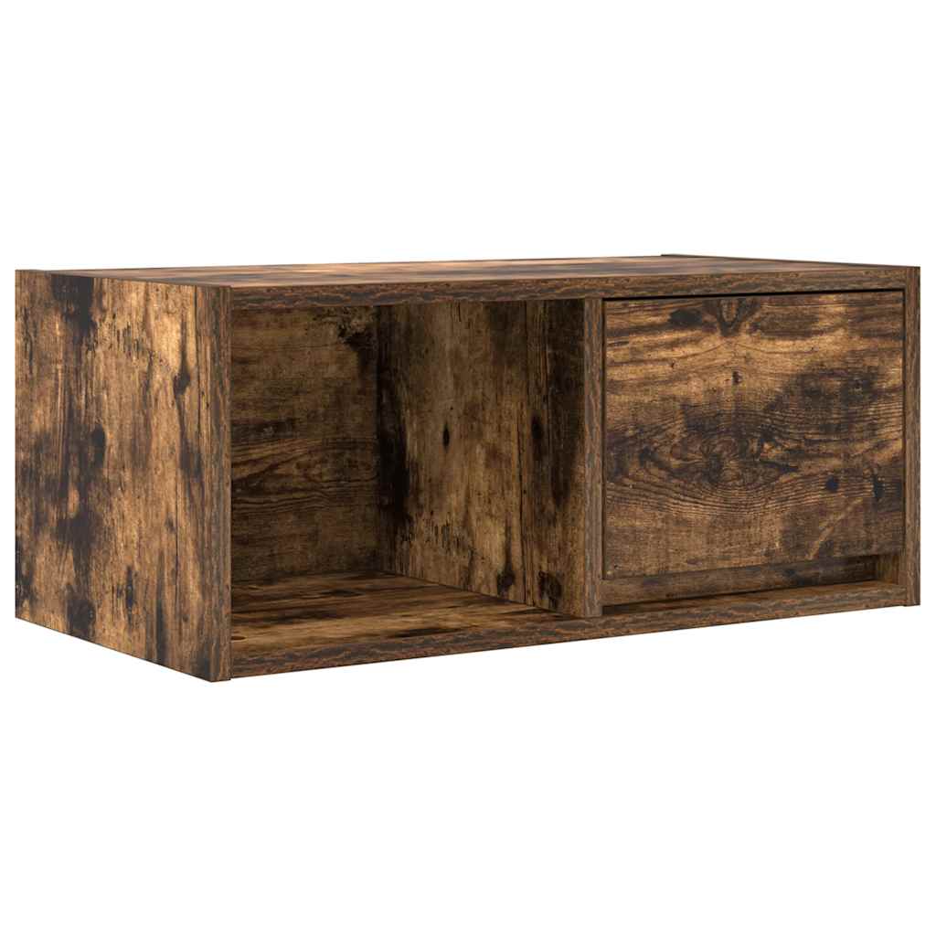 TV Cabinet Smoked Oak 60x31x25.5 cm Engineered Wood
