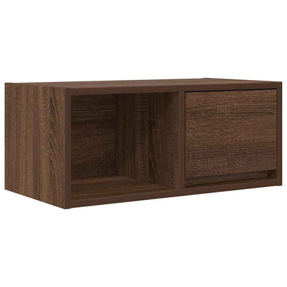 TV Cabinet Brown Oak 60x31x25.5 cm Engineered Wood
