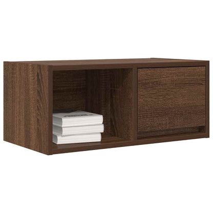 TV Cabinet Brown Oak 60x31x25.5 cm Engineered Wood