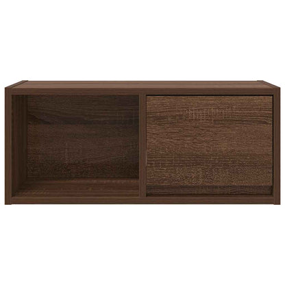 TV Cabinet Brown Oak 60x31x25.5 cm Engineered Wood