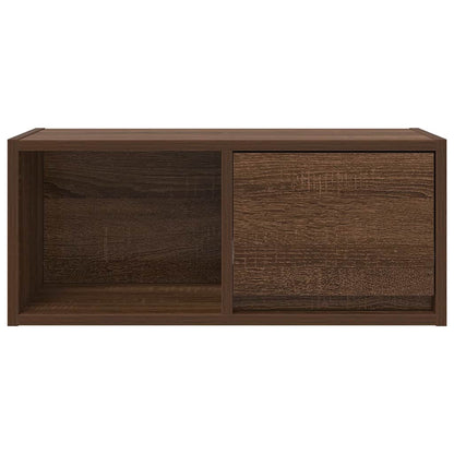 TV Cabinets 2 pcs Brown Oak 60x31x25.5 cm Engineered Wood