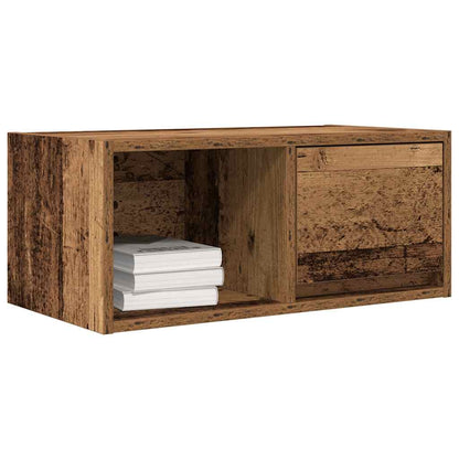 TV Cabinets 2 pcs Old Wood 60x31x25.5 cm Engineered Wood