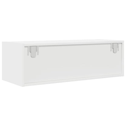 TV Cabinet White 80x31x25.5 cm Engineered Wood