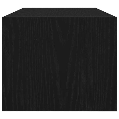 TV Cabinets 2 pcs Black Oak 80x31x25.5 cm Engineered Wood