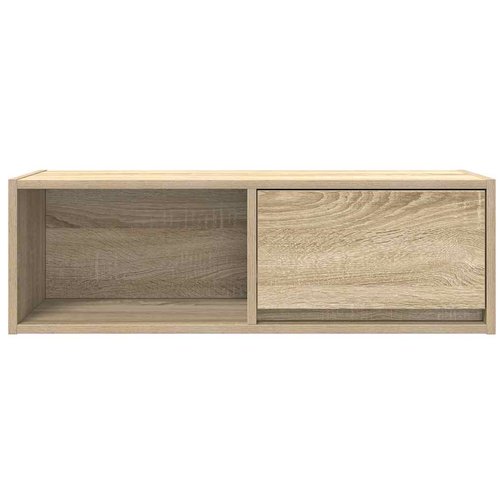 TV Cabinet Sonoma Oak 80x31x25.5 cm Engineered Wood