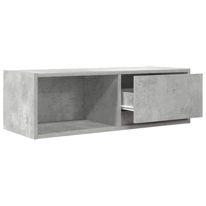 TV Cabinet Concrete Grey 80x31x25.5 cm Engineered Wood