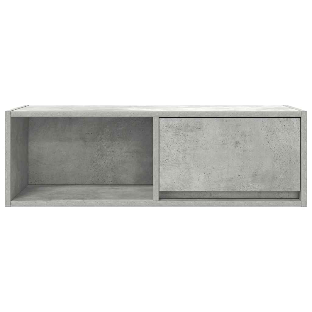 TV Cabinet Concrete Grey 80x31x25.5 cm Engineered Wood