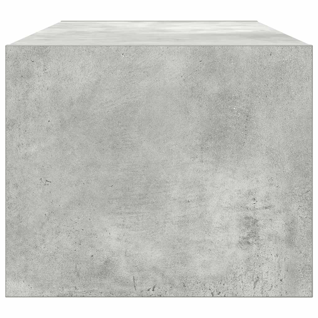 TV Cabinet Concrete Grey 80x31x25.5 cm Engineered Wood