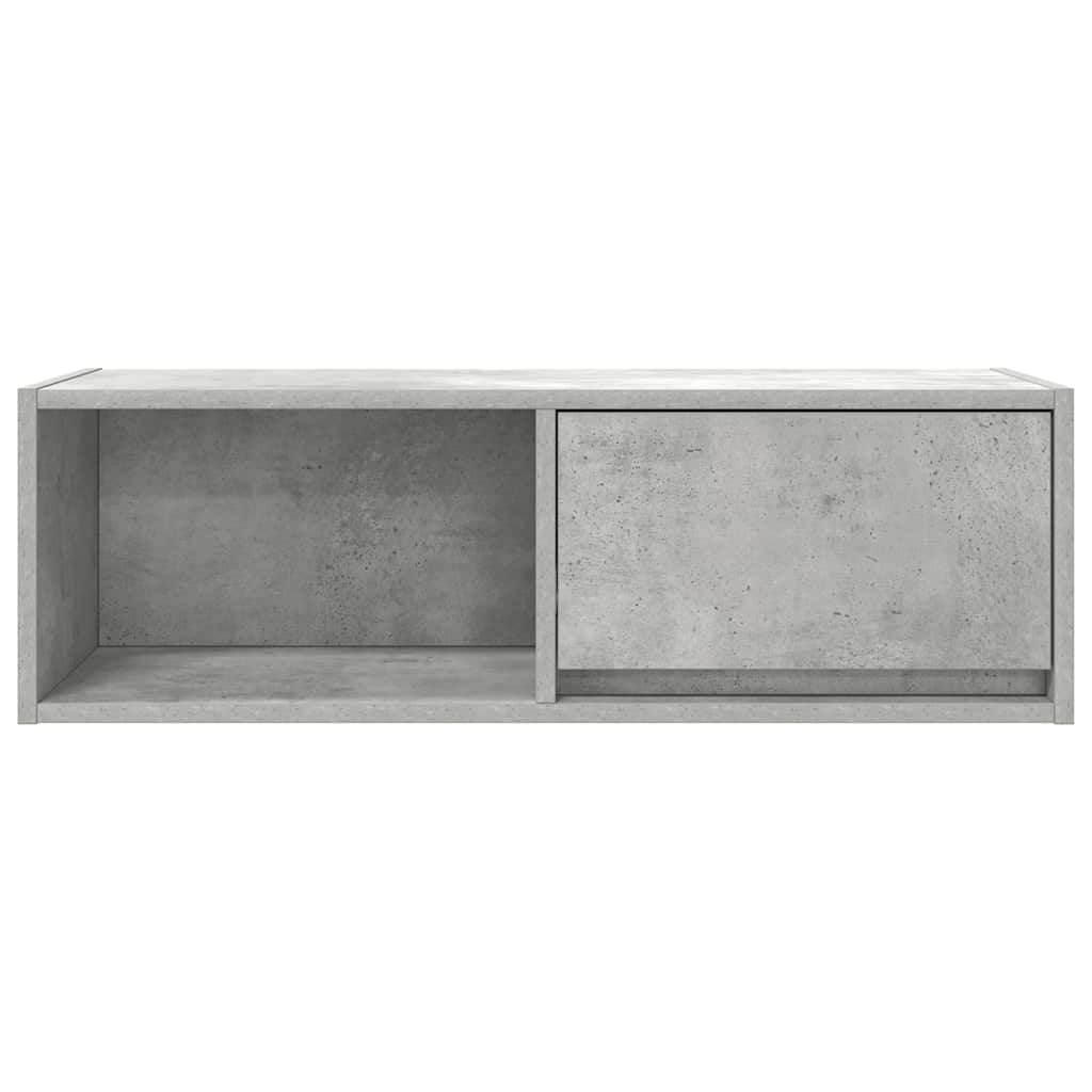 TV Cabinets 2 pcs Concrete Grey 80x31x25.5 cm Engineered Wood