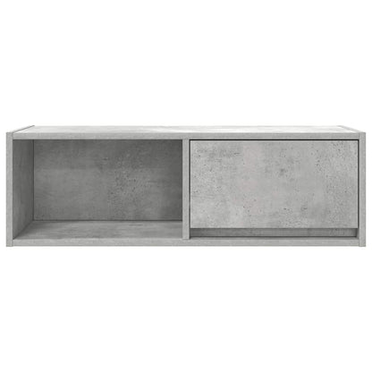 TV Cabinets 2 pcs Concrete Grey 80x31x25.5 cm Engineered Wood