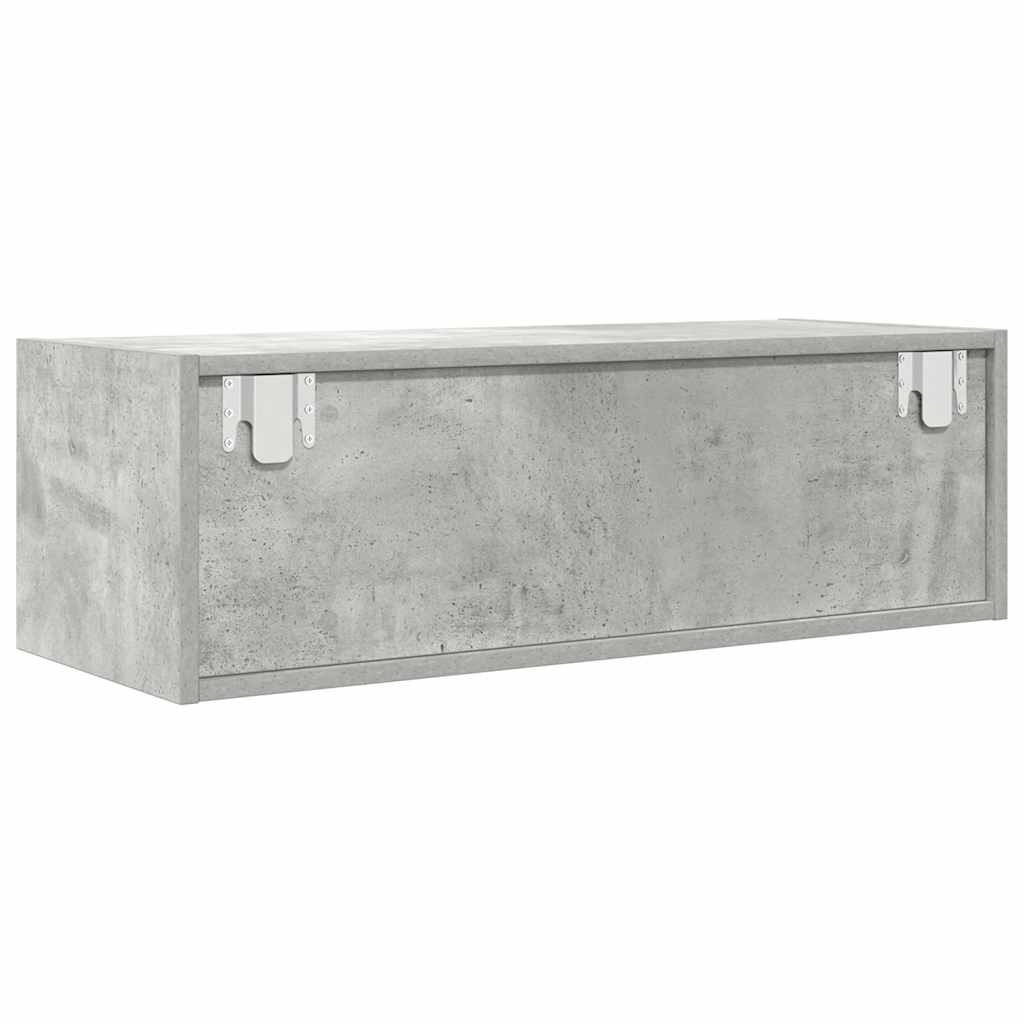 TV Cabinets 2 pcs Concrete Grey 80x31x25.5 cm Engineered Wood