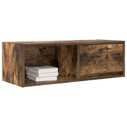 TV Cabinets 2 pcs Smoked Oak 80x31x25.5 cm Engineered Wood