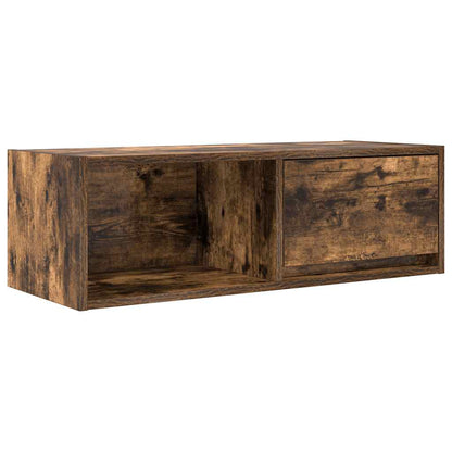 TV Cabinets 2 pcs Smoked Oak 80x31x25.5 cm Engineered Wood