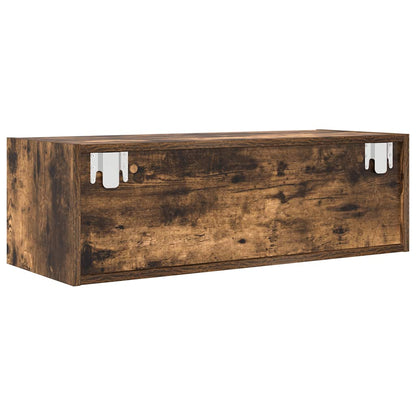 TV Cabinets 2 pcs Smoked Oak 80x31x25.5 cm Engineered Wood
