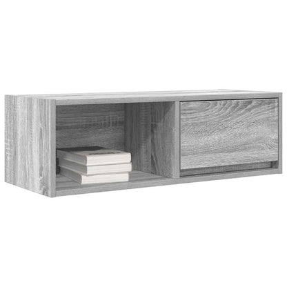 TV Cabinet Grey Sonoma 80x31x25.5 cm Engineered Wood