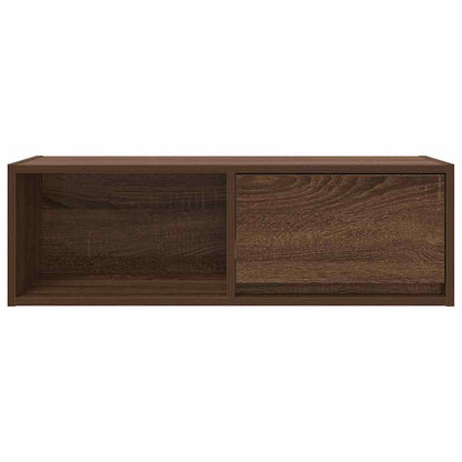TV Cabinet Brown Oak 80x31x25.5 cm Engineered Wood
