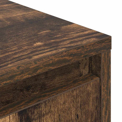 TV Cabinet Brown Oak 80x31x25.5 cm Engineered Wood