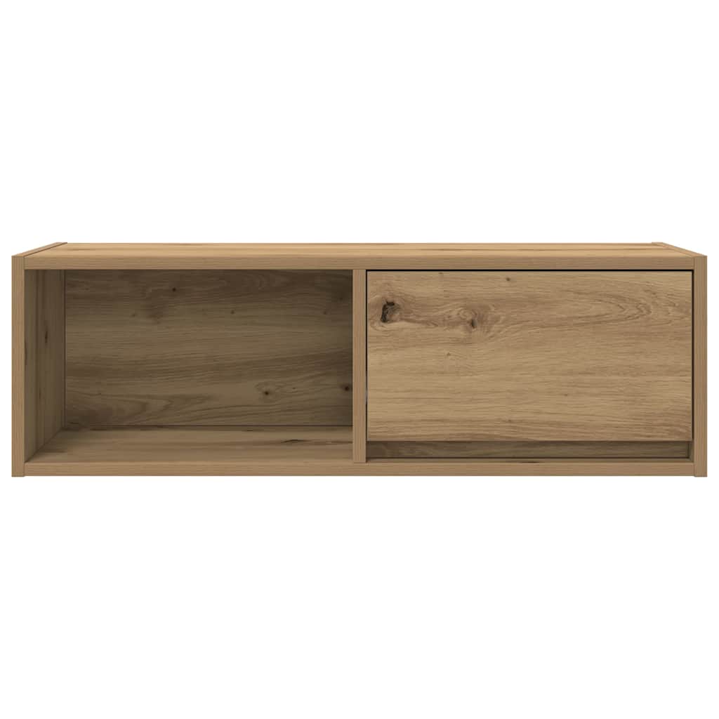 TV Cabinet Artisan Oak 80x31x25.5 cm Engineered Wood