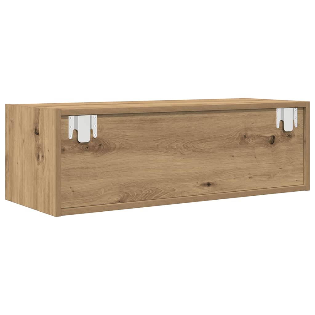 TV Cabinet Artisan Oak 80x31x25.5 cm Engineered Wood
