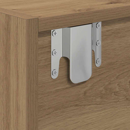 TV Cabinet Artisan Oak 80x31x25.5 cm Engineered Wood