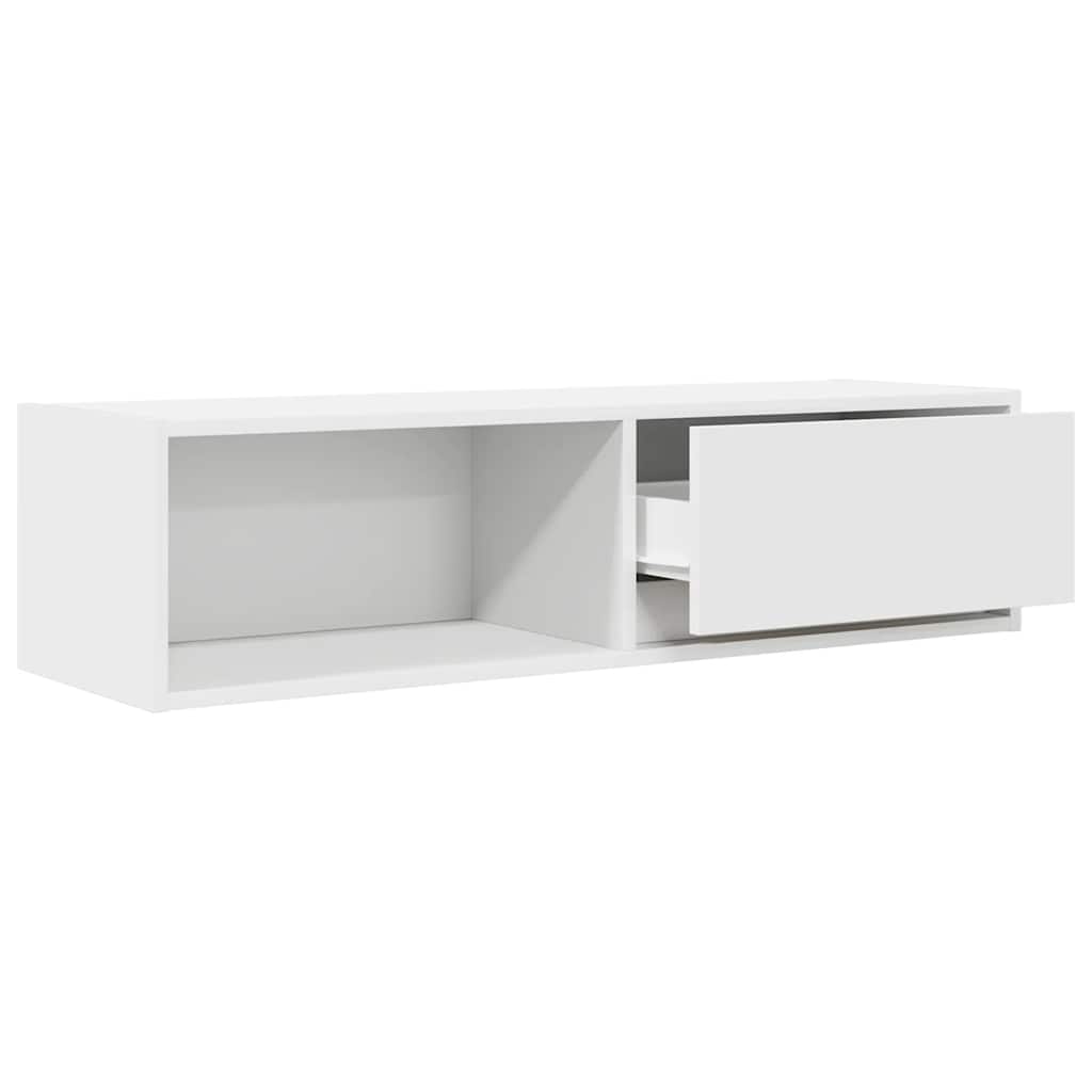 TV Cabinet White 100x31x25.5 cm Engineered Wood