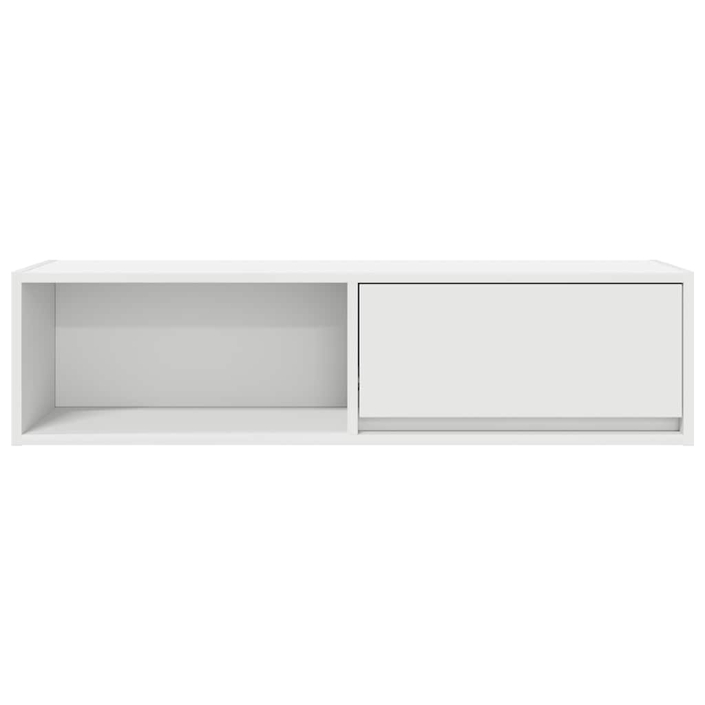 TV Cabinet White 100x31x25.5 cm Engineered Wood