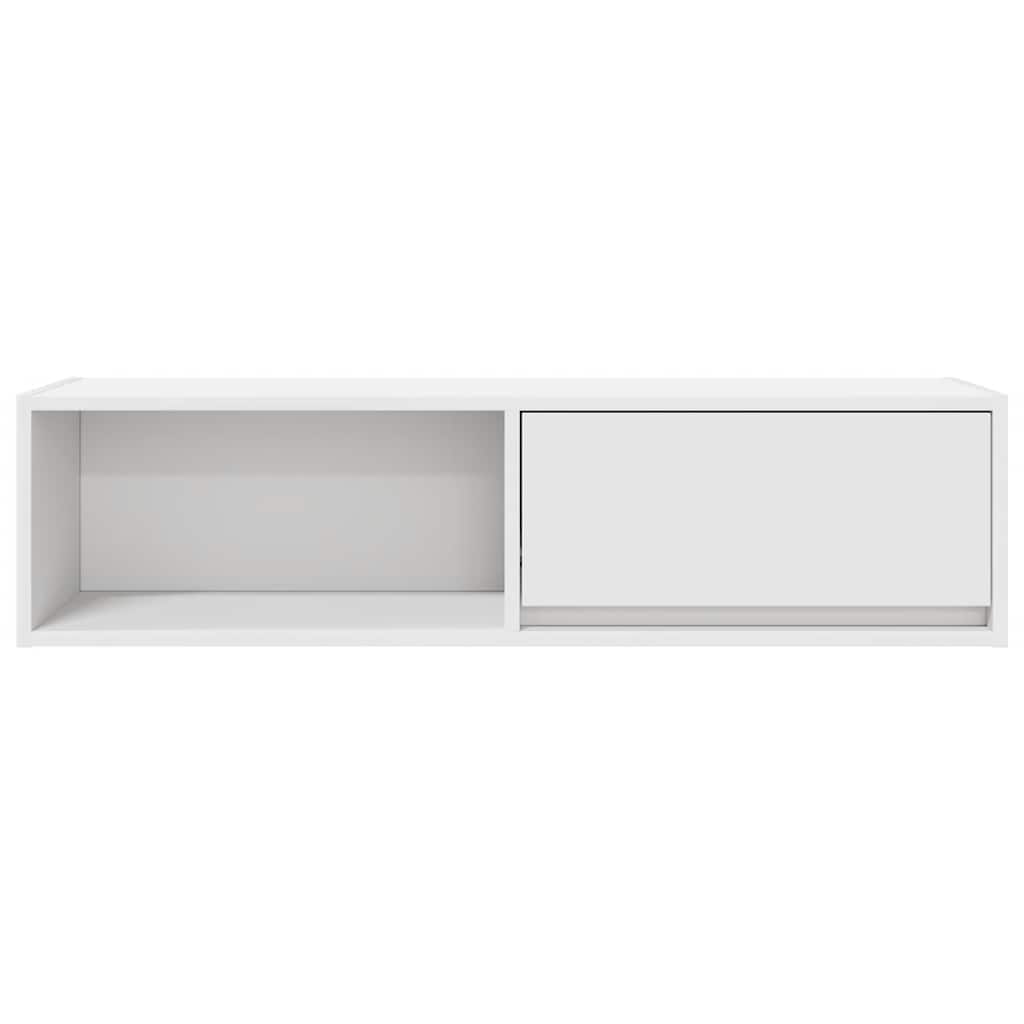 TV Cabinets 2 pcs White 100x31x25.5 cm Engineered Wood