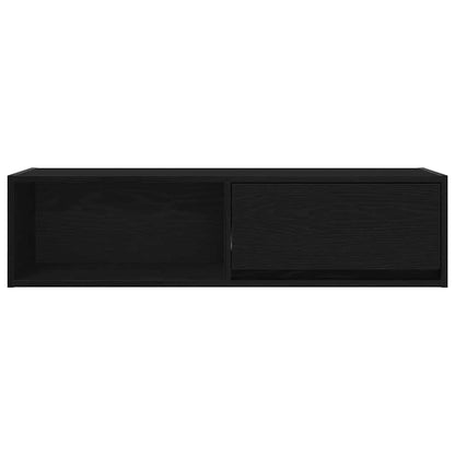 TV Cabinets 2 pcs Black Oak 100x31x25.5 cm Engineered Wood
