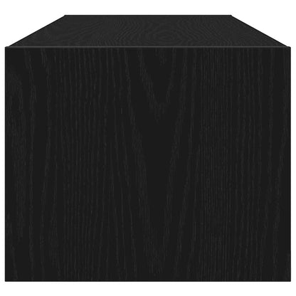 TV Cabinets 2 pcs Black Oak 100x31x25.5 cm Engineered Wood