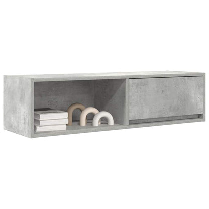 TV Cabinets 2 pcs Concrete Grey 100x31x25.5 cm Engineered Wood