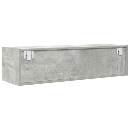 TV Cabinets 2 pcs Concrete Grey 100x31x25.5 cm Engineered Wood