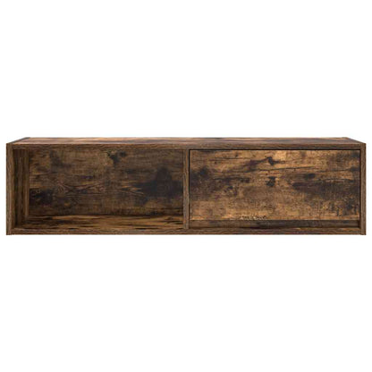 TV Cabinet Smoked Oak 100x31x25.5 cm Engineered Wood