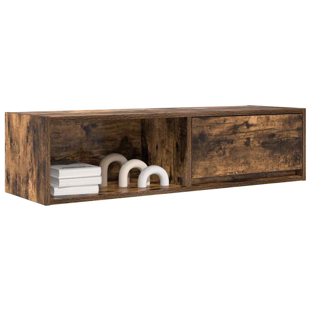 TV Cabinets 2 pcs Smoked Oak 100x31x25.5 cm Engineered Wood
