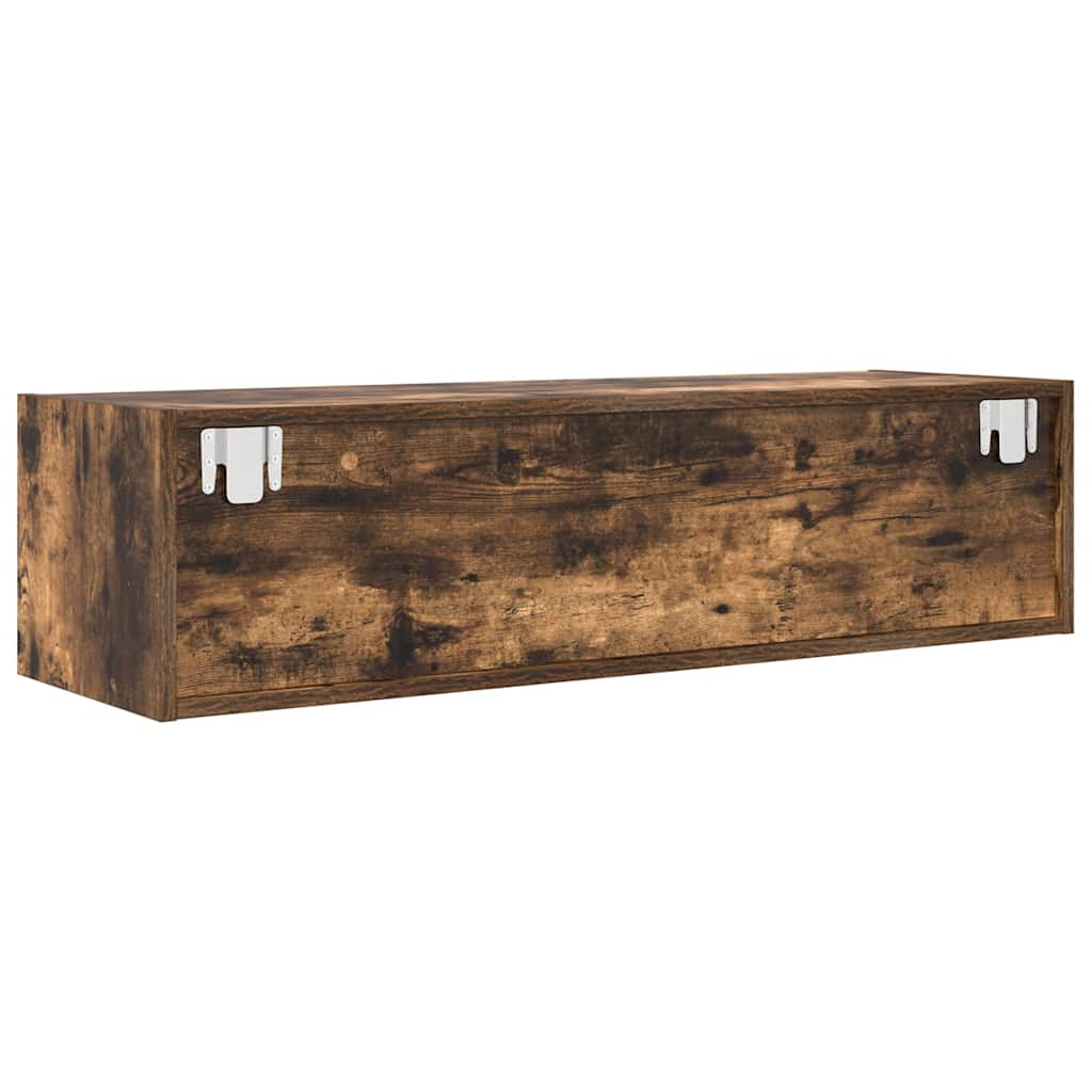 TV Cabinets 2 pcs Smoked Oak 100x31x25.5 cm Engineered Wood
