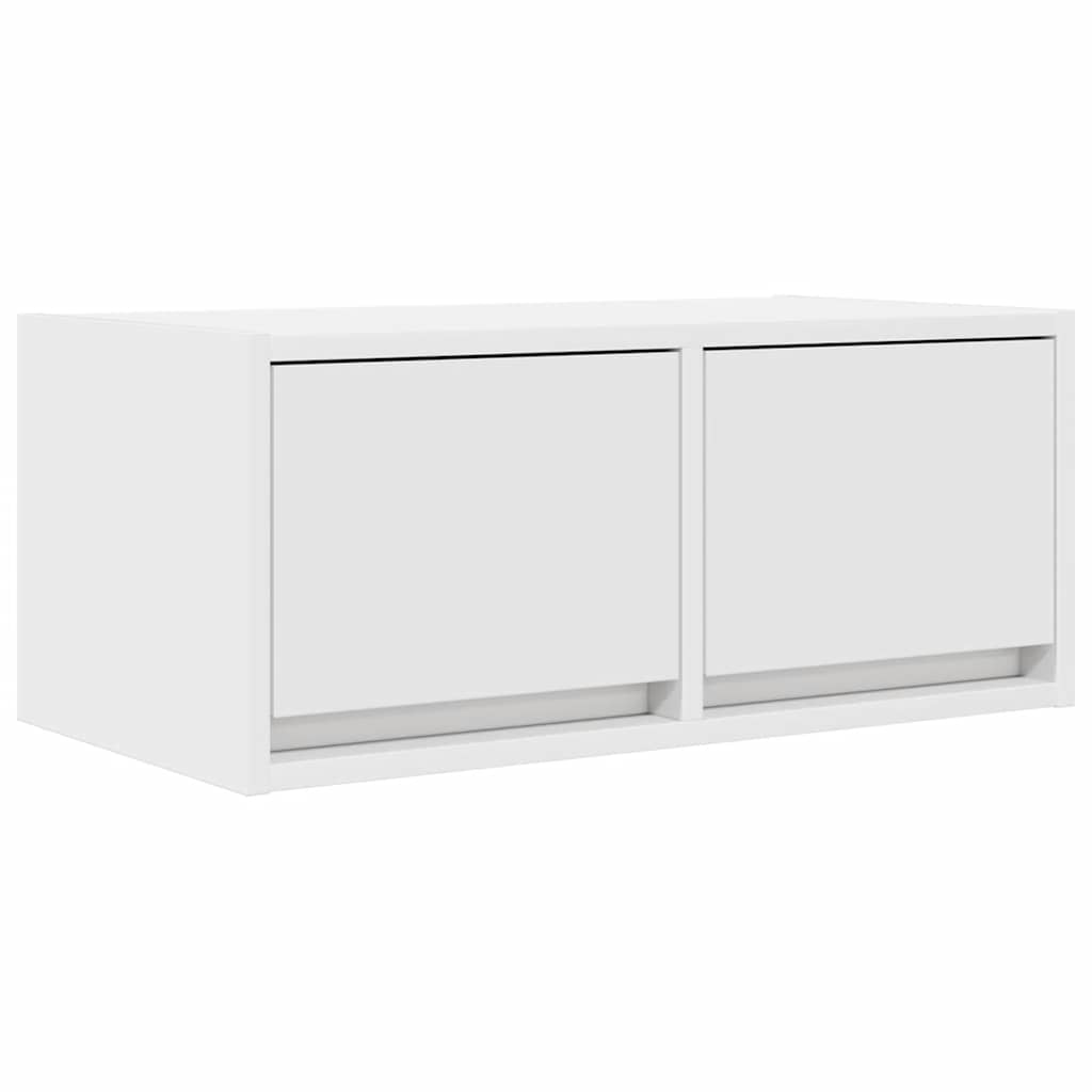 TV Cabinet White 60x31x25.5 cm Engineered Wood