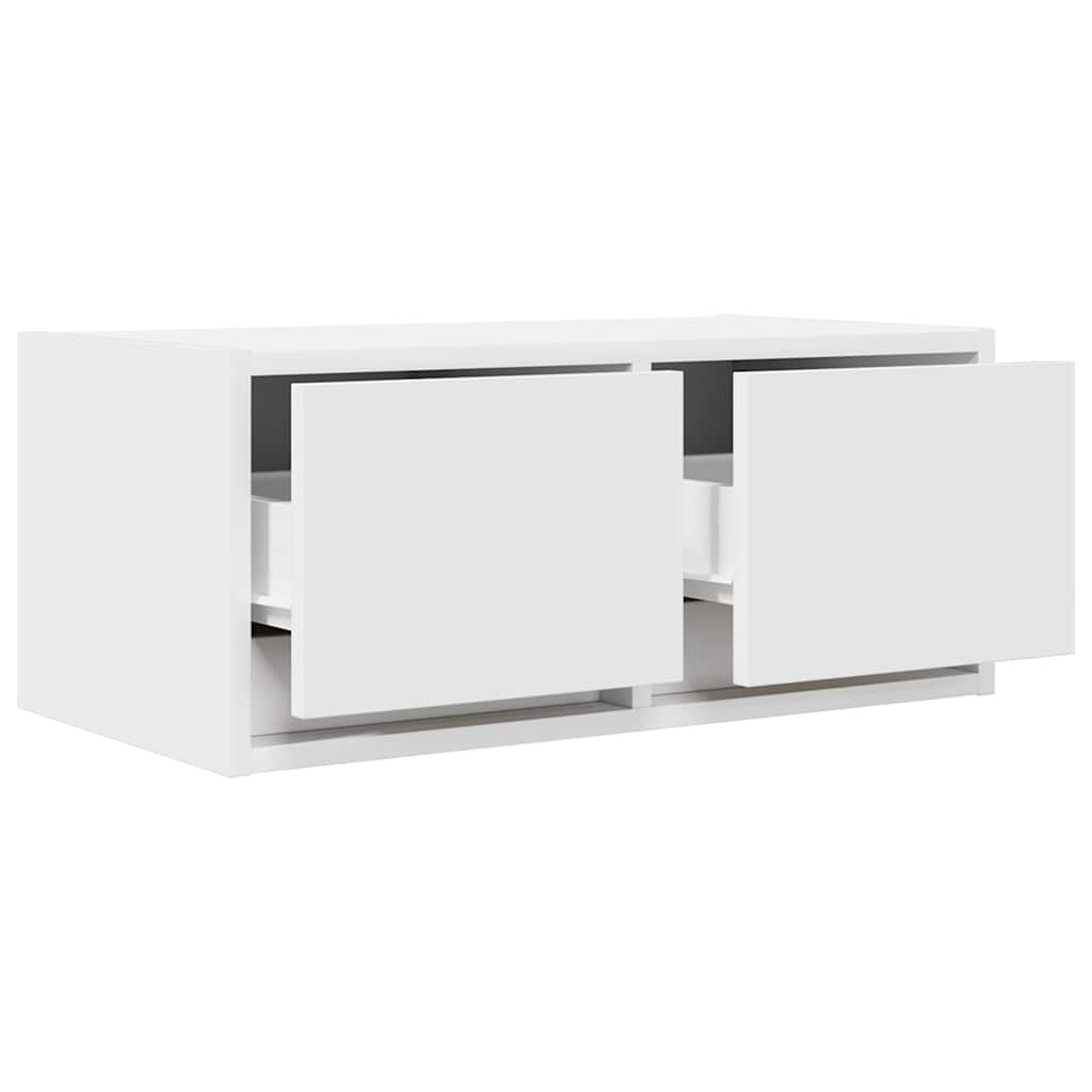 TV Cabinet White 60x31x25.5 cm Engineered Wood