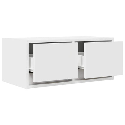 TV Cabinet White 60x31x25.5 cm Engineered Wood