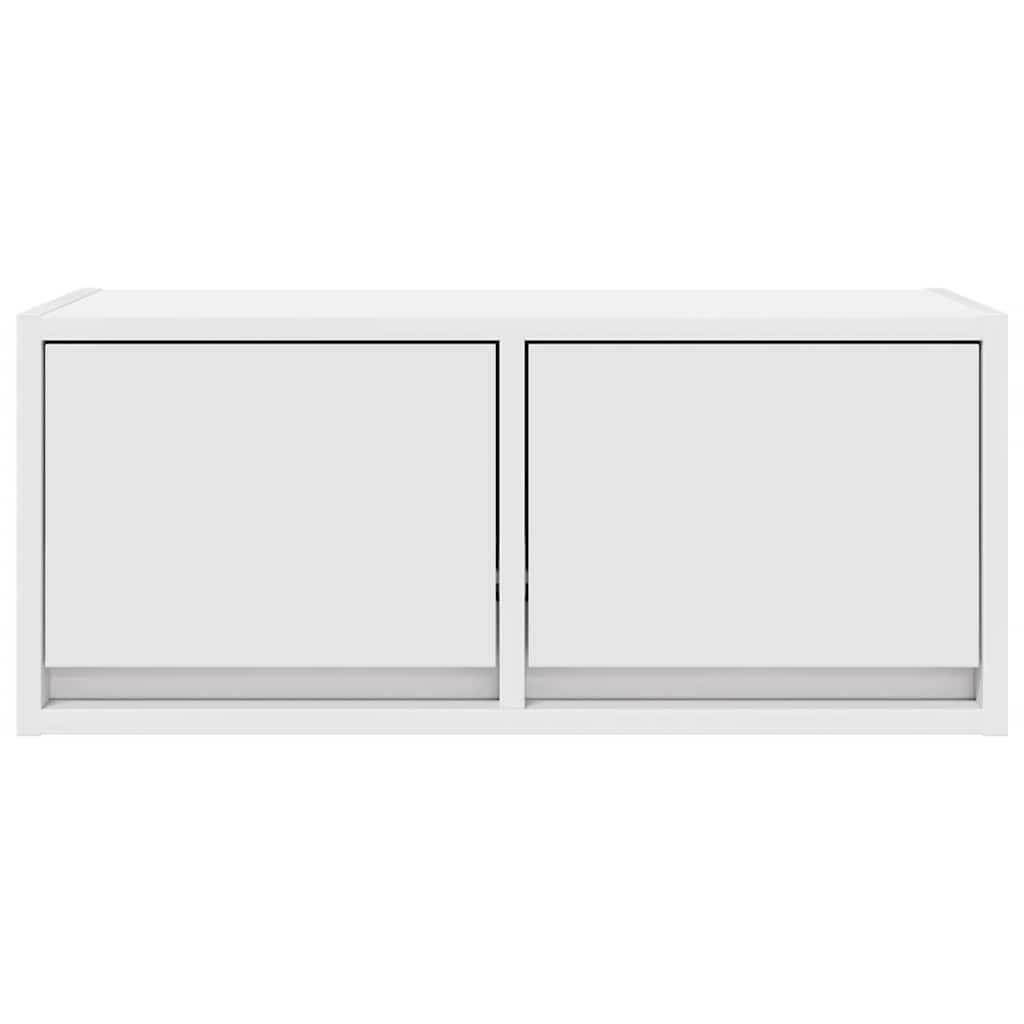 TV Cabinet White 60x31x25.5 cm Engineered Wood
