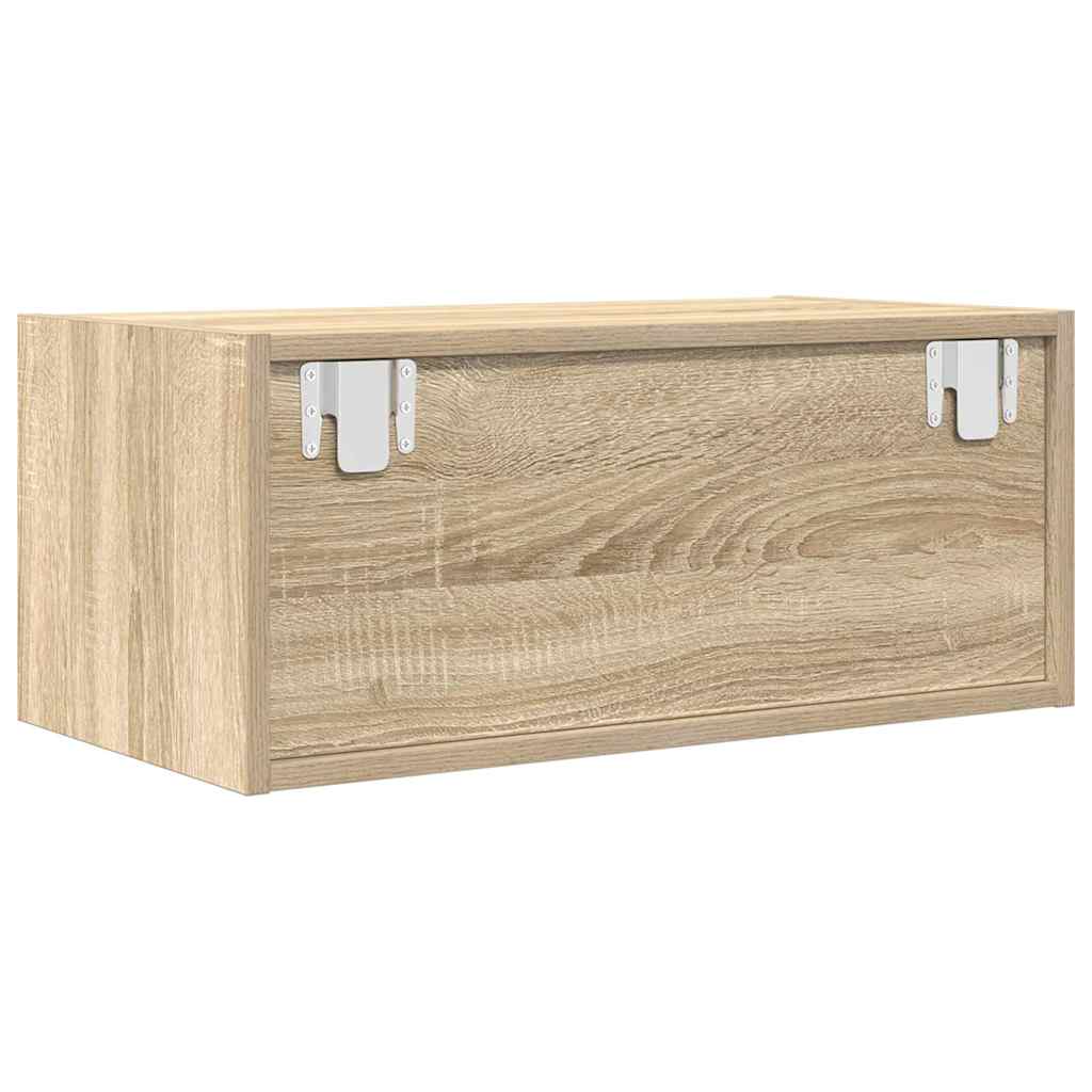 TV Cabinet Sonoma Oak 60x31x25.5 cm Engineered Wood