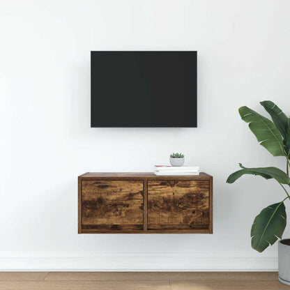 TV Cabinet Smoked Oak 60x31x25.5 cm Engineered Wood