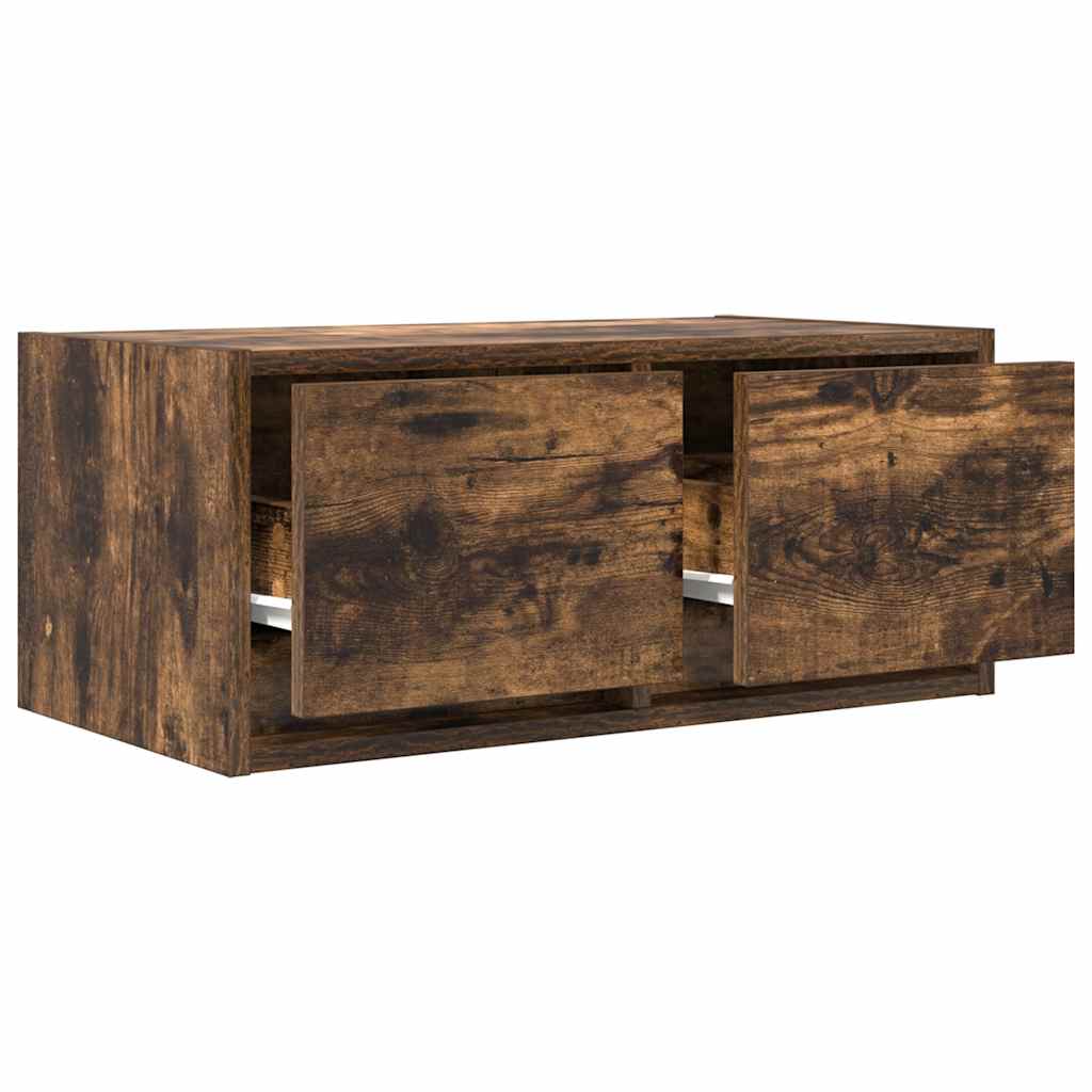 TV Cabinet Smoked Oak 60x31x25.5 cm Engineered Wood
